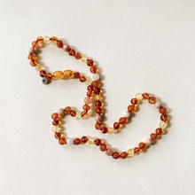 Load image into Gallery viewer, Soleil / Sunstone and Cognac Baby Necklace