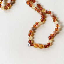 Load image into Gallery viewer, Soleil / Sunstone and Cognac Baby Necklace