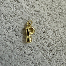 Load image into Gallery viewer, Small Gold Bubble Letter
