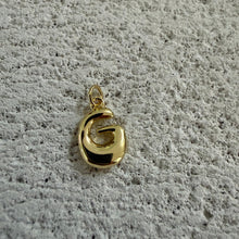 Load image into Gallery viewer, Small Gold Bubble Letter
