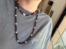 Load image into Gallery viewer, ~ Cherry Amber &amp; Pearl / Sunstone ~
